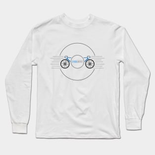 Bicycle in Roundabout Long Sleeve T-Shirt